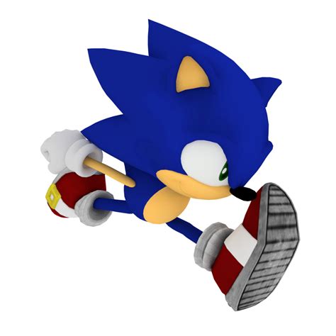 Modern Classic Sonic Running By Unaidedcolt24 On Deviantart