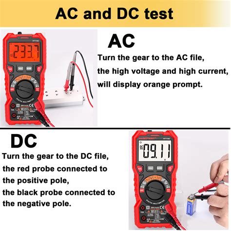 Advanced Digital Multimeter Trms Counts Tester Non Contact Voltage