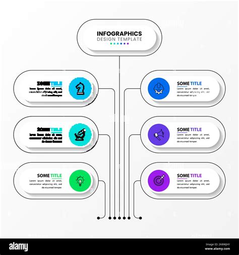 Infographic Template With Icons And 6 Options Or Steps Tree Can Be