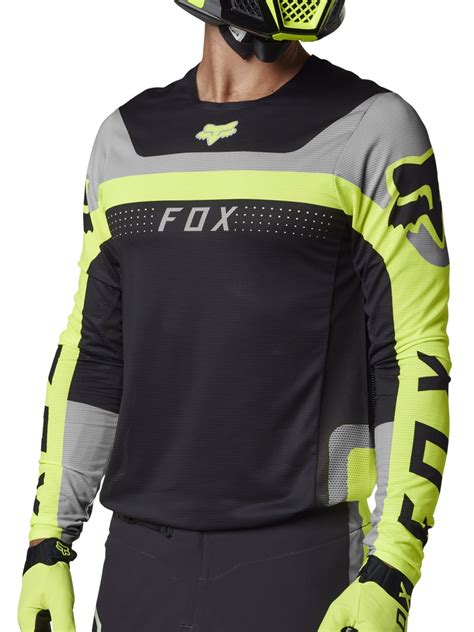 Fox Racing Flexair Efekt Jersey Flo Yellow Sixstar Racing