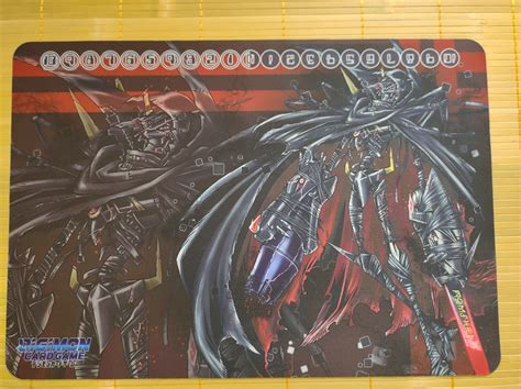 DTCG CCG Trading Card Digimon Omnimon Zwart Defeat Playmat EBay