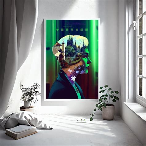 Vertigo Classic Movie Film Movie Poster Canvas Poster Bedroom Art ...