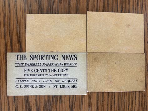 1916 1921 1923 W514 Babe Ruth Strip Baseball Card Yankees Novelty Wonderful AGED Old Reprint