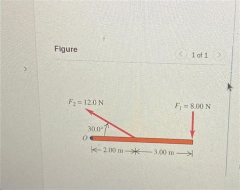 Figure 1 Of 1Calculate The Net Torque About Point O Chegg