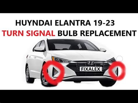 How To Replace Turn Light Bulb On Hyundai Elantra