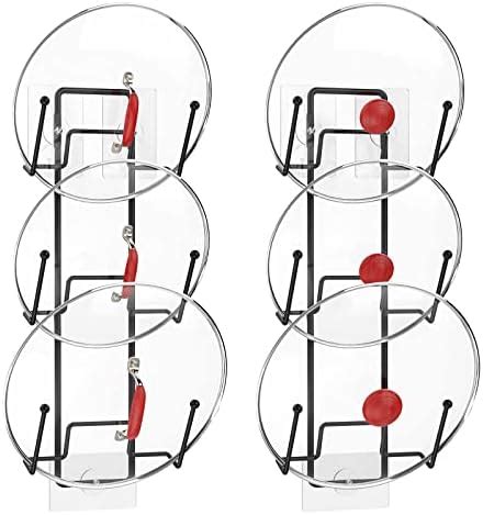 Amazon Housolution 2 Pack Pot Lid Organizer For Cabinet Door No