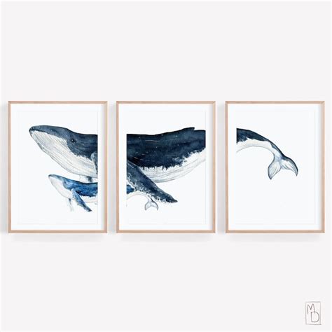 Humpback Whale Art Etsy