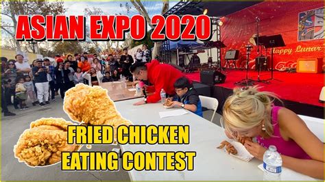 Fried Chicken Eating Contest Asian Expo 2020 Day 1 Ft Wreckless