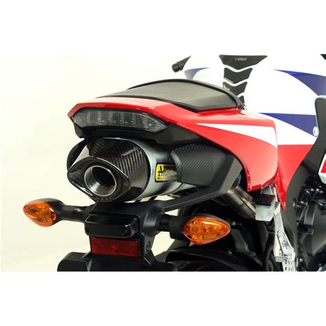 Silencieux Arrow Aluminium Noir Embout Carbone Honda Cbr Rr