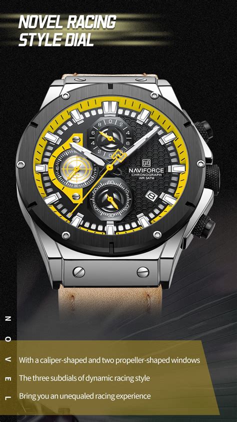 Naviforce Nf L Novicius Chronograph Edition For Men Naviforce