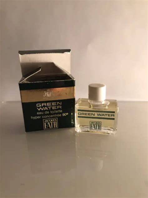 RARE MINIATURE DE Parfum Ancienne Green Water Jacques Fath Edt