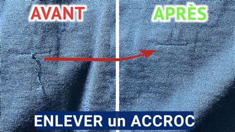 Astuce Enlever Un Accroc Sur La Taille Facilement Youtube