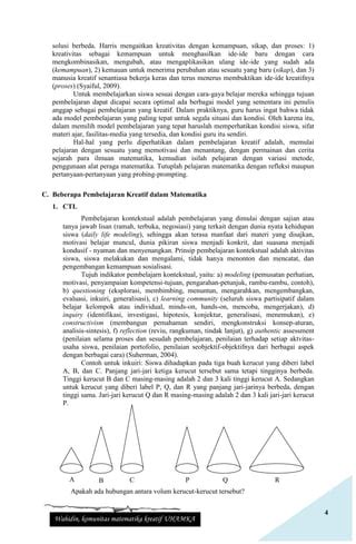 Kreatif Membelajarkan Matematika Pdf