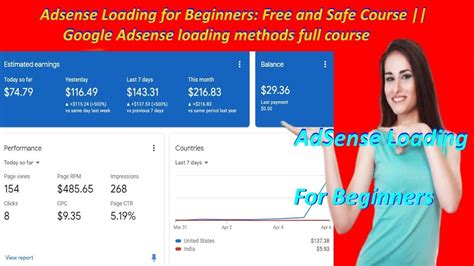 Adsense Loading For Beginners Free And Safe Course Google Adsense