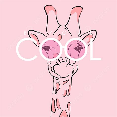 T Shirt Printing Vector Hd Images Hand Drawn Cute Giraffe For T Shirt