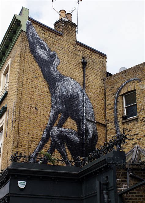 Roa New Mural In London Uk Streetartnews Streetartnews