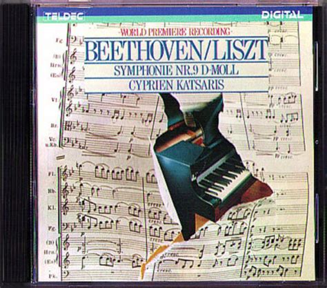 Cyprien KATSARIS BEETHOVEN Arr LISZT Symphony No 9 Teldec CD 1983