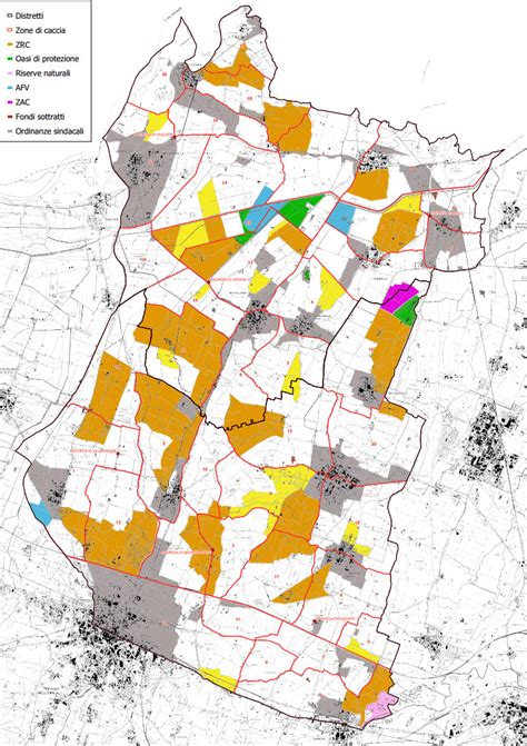 Distretti E Zone Di Caccia Atc Re Pianura Est