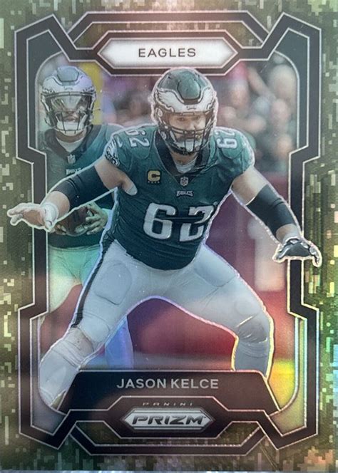 Jason Kelce Prizm Forest Camo Psa Price Guide Sports