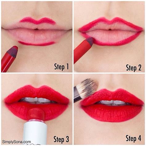 Red Lips How To Apply Lipstick Red Lipstick Tips Red Lipsticks