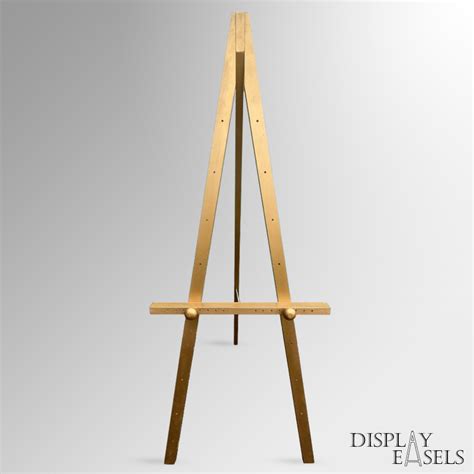 Greco Gold Display Easel Cm A To A Wooden Tripod Stand Display