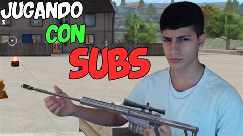 Free Fire En Vivo Ao Vivo Jugando Con Subs Antes De Irme Para