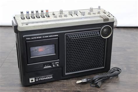 【傷や汚れあり】【行董】 Pioneer パイオニア Rk 888 カセットレコーダー 昭和レトロ ビンテージ ラジカセ Aa447bom13