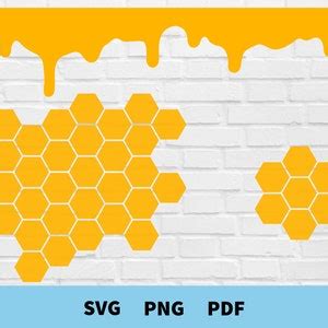 Bee Svg Bundle Honeycomb Svg Honey Drip Honeypot Svg Etsy