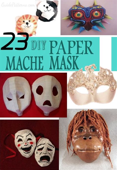 23 Cool Paper Mache Mask Ideas Paper Mache Mask Paper Mache Crafts