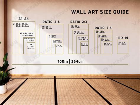 Modern Wall Decor Art Poster Sizes Poster Mockup Frame Sizes Wall