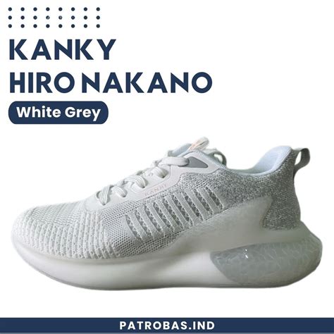 Jual Kanky Hiro Nakano White Grey Original Sepatu Sneakers Casual