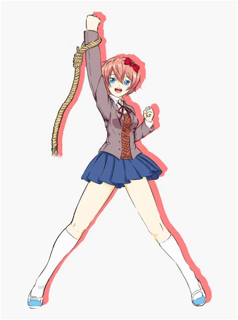 Fanart Sayori Ddlc, HD Png Download , Transparent Png Image - PNGitem