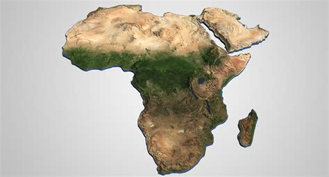 3d Africa Continent Model Turbosquid 1376835