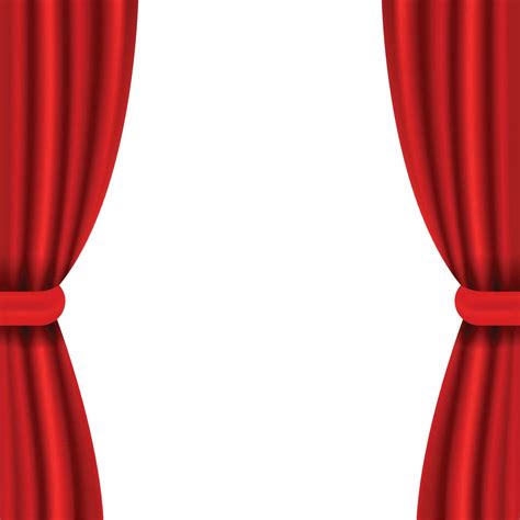 Vector realistic red curtain background 29239452 Vector Art at Vecteezy