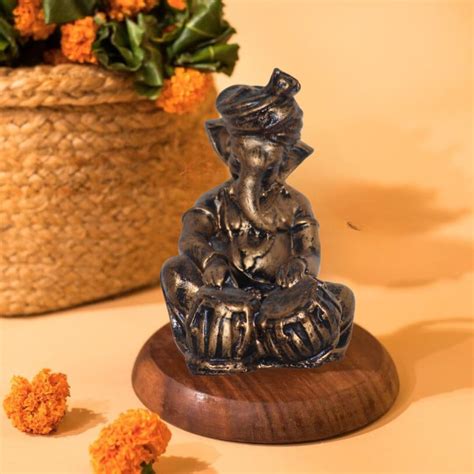 Beckon Venture Handcraft Lucky Hand Palm Ganpati Ganesha Statue Ganesh