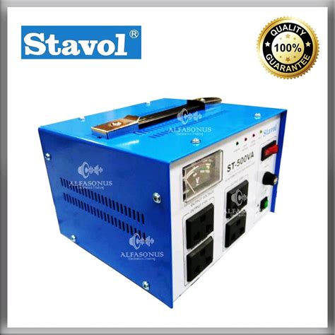 Stavol 500W AVR ST 500VA SVC 500VA Automatic Voltage Regulator 100