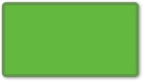 Green Rectangle Shape