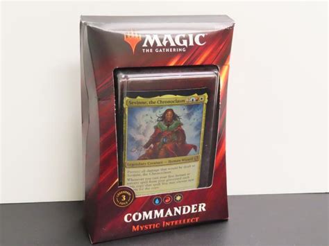 Magic The Gathering Mystic Intellect Factory Sealed Commander Deck Box