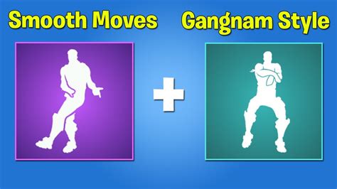 Fortnite Emotes Put Together 1 Gangnam Style Smooth Moves YouTube