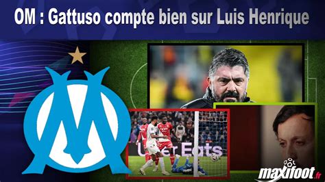 OM Gattuso Compte Bien Sur Luis Henrique Football MAXIFOOT