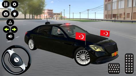 Mercedes Benz Polis Araba Oyunu 5 Cumhurbaşkanı Koruma Simülatör