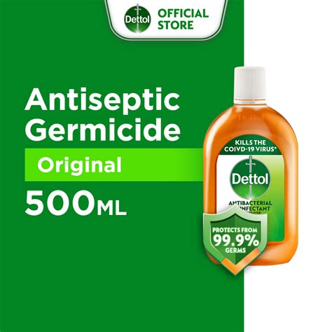 Dettol Antiseptic Germicide Liquid 500ml Kills 99 9 Of Germs