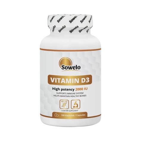 SOWELO GÉLULES Vitamine D3 2000 UI à haute puissance EUR 9 99 PicClick FR