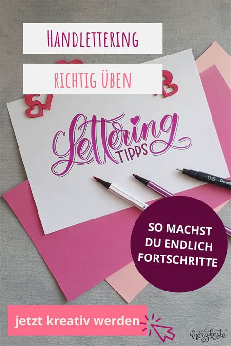 Handlettering üben 7 erprobte Tipps zum vorankommen