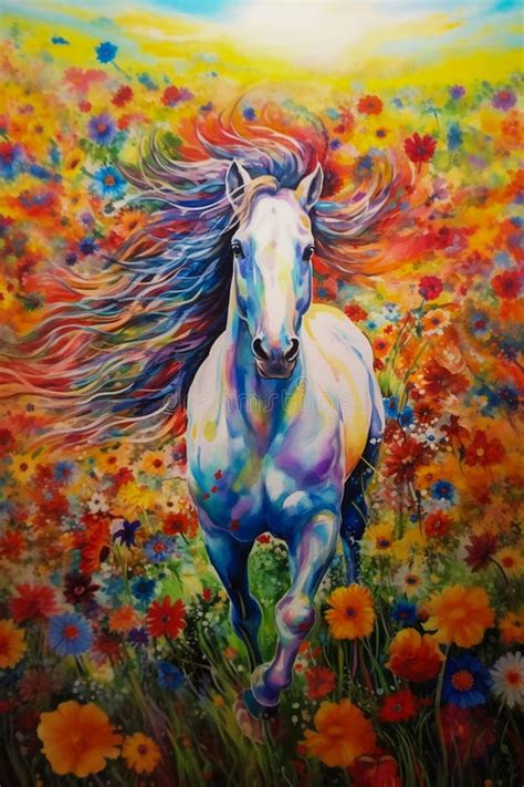 Horse Oil Painting Running Stock Illustrations – 199 Horse Oil Painting ...