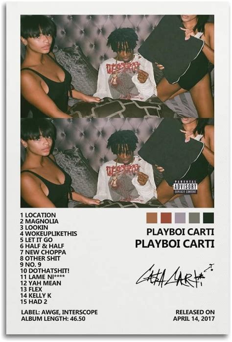 Amazon SUANYE Playboi Carti Posters Playboi Carti Album Cover