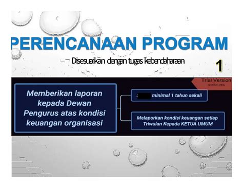 PROGRAM KERJA BEENDAHARA ORGANISASI Pptx