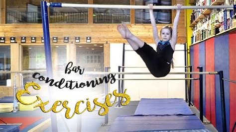 Gymnastics Bar Conditioning Exercises Buttercup Sgg Youtube