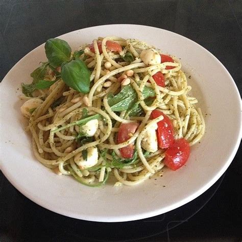 Spaghetti Pesto Salat Von Mausimaus2210 Chefkoch Spaghettisalat