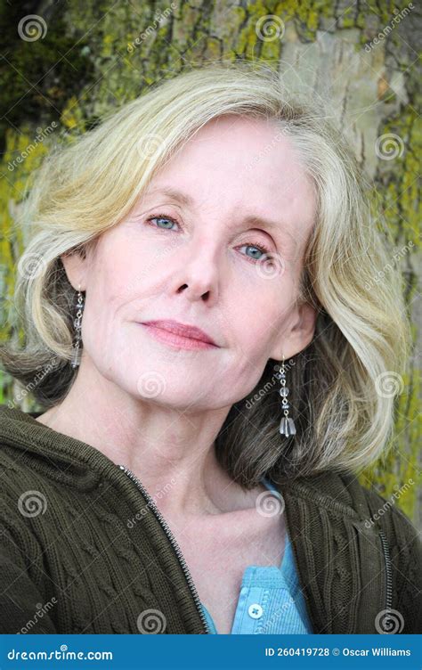 Mature Female Blond Beauty Expressions Stock Photo Image Of Lady